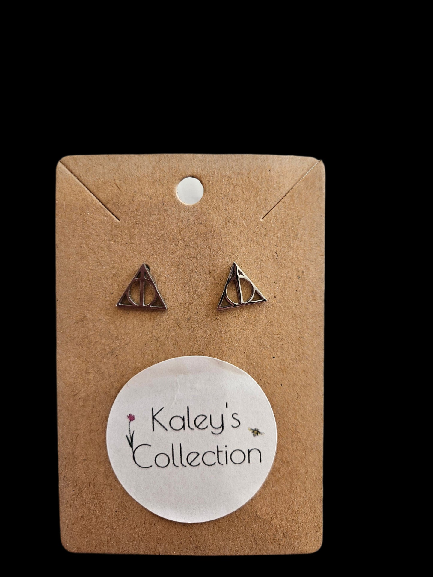 Deathly Hollows Earrings - Gold