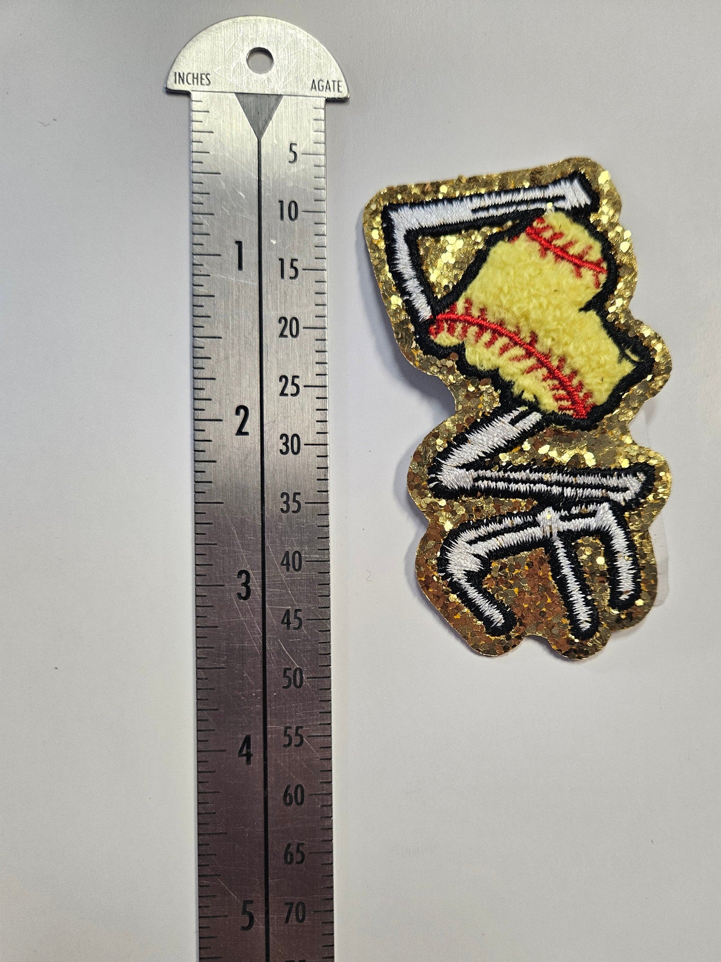 Iron On Patch - Softball "LOVE"