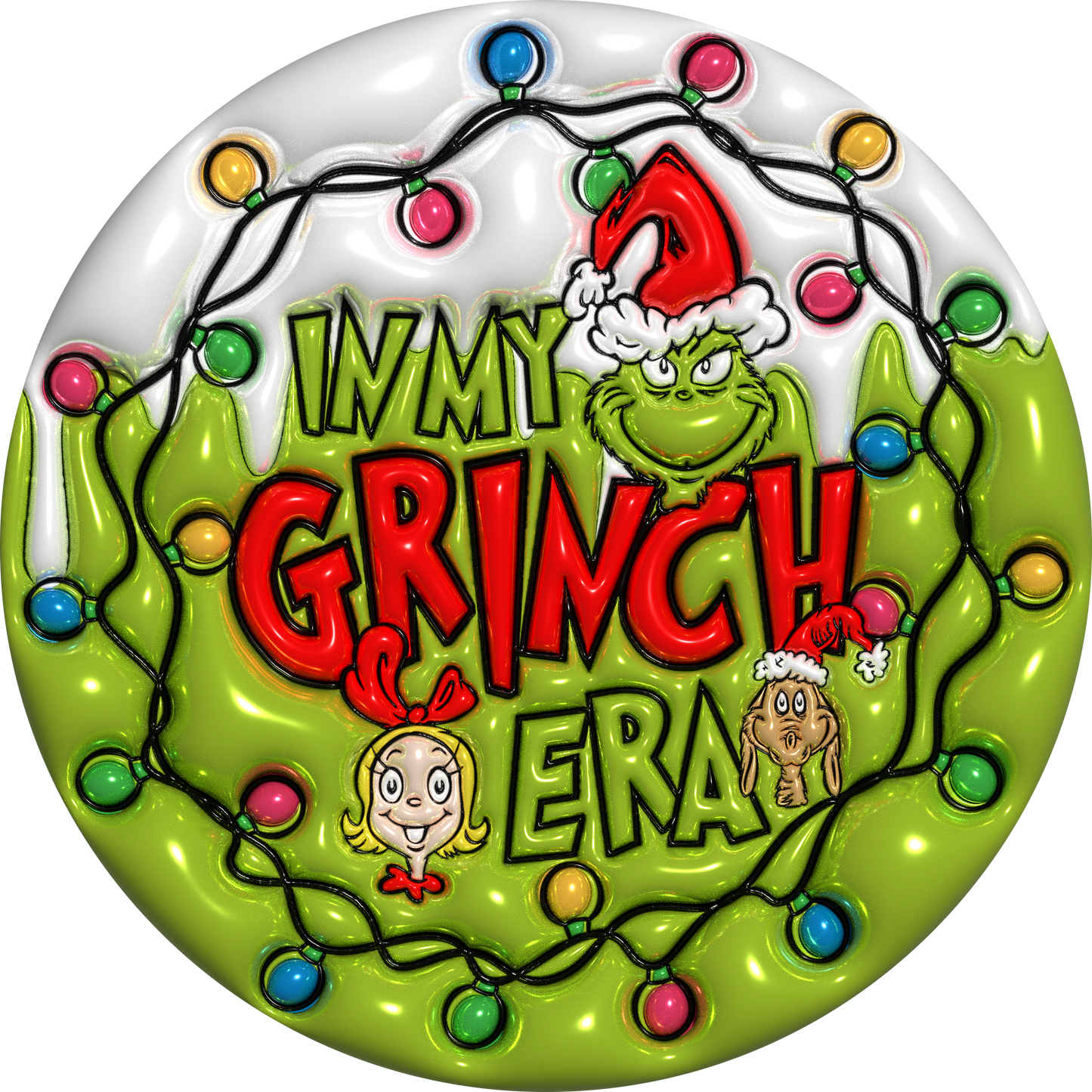 Grinch Ornament - "In My Grinch Era"