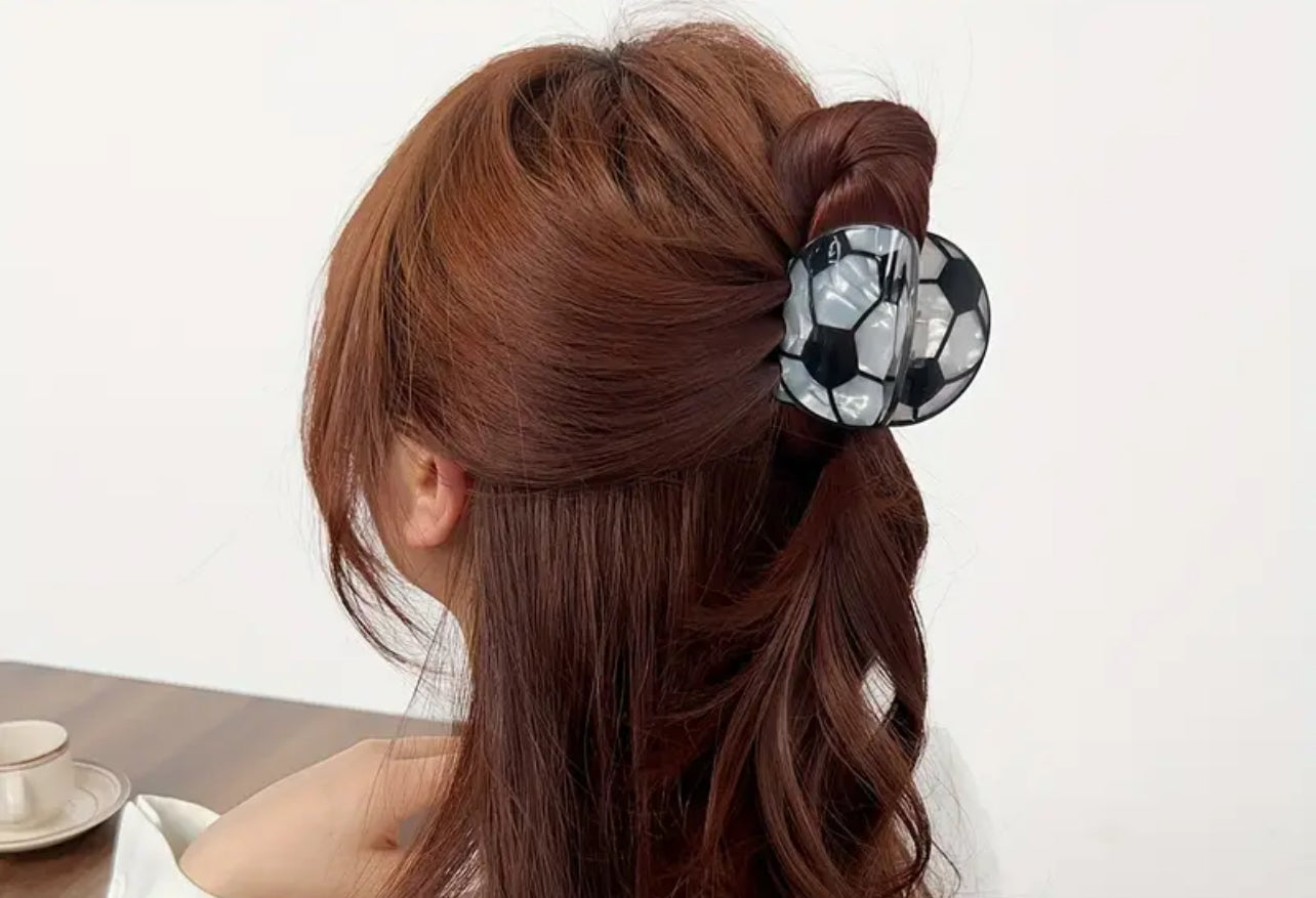 Soccer Hair Clip