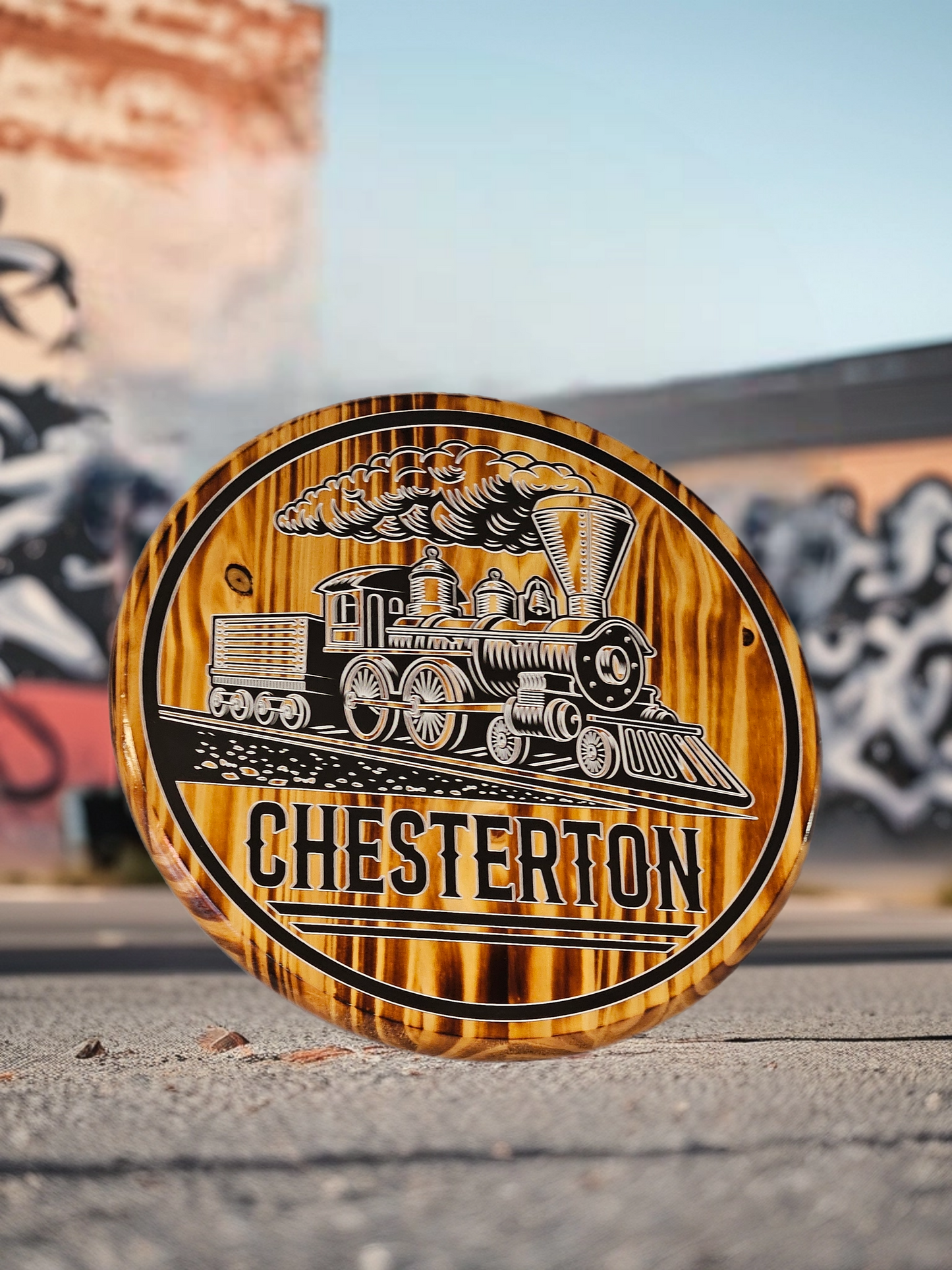 Wood Wall Decor - Chesterton Train