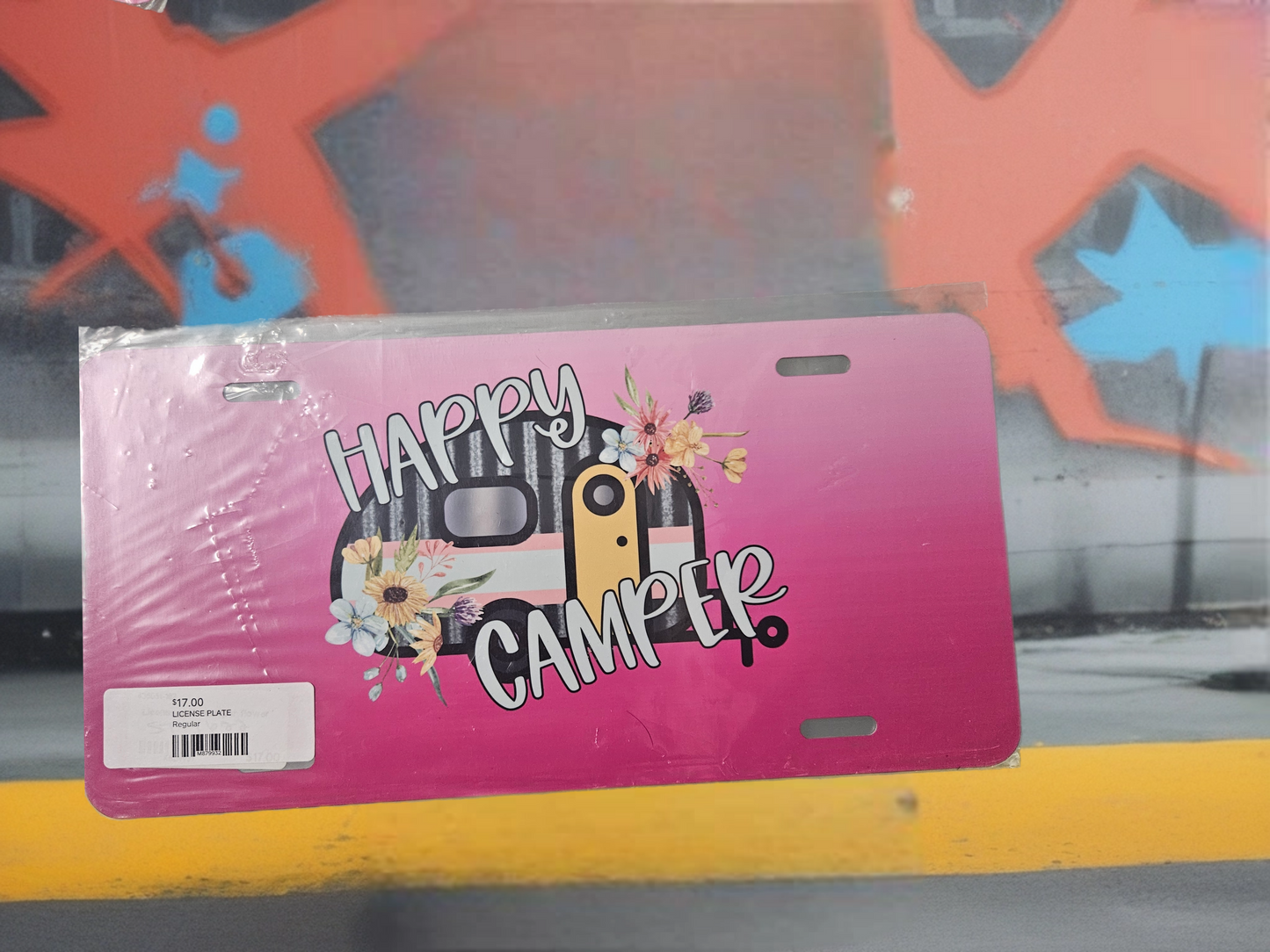 License Plate - Happy Camper