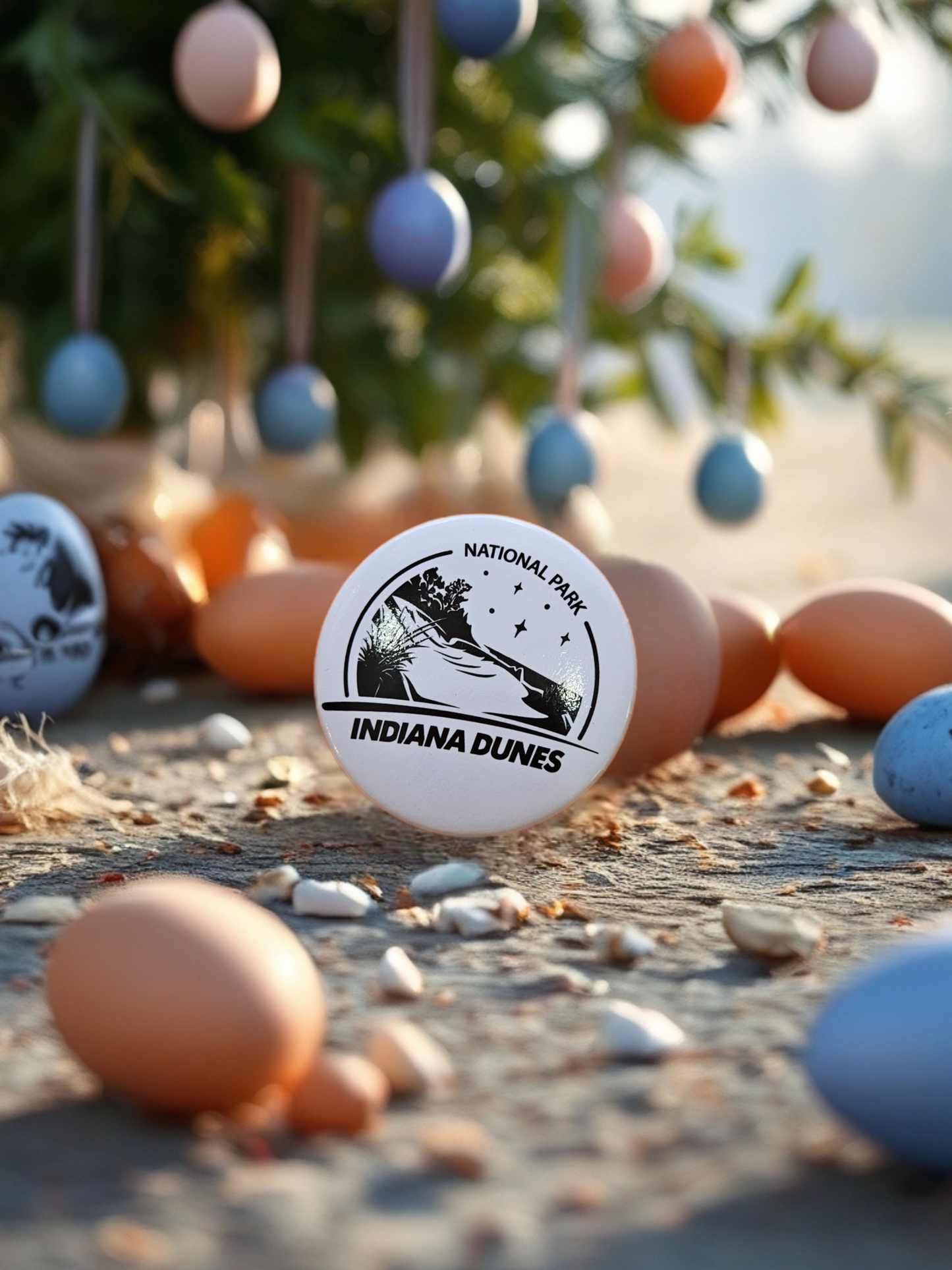 Indiana Dunes Button