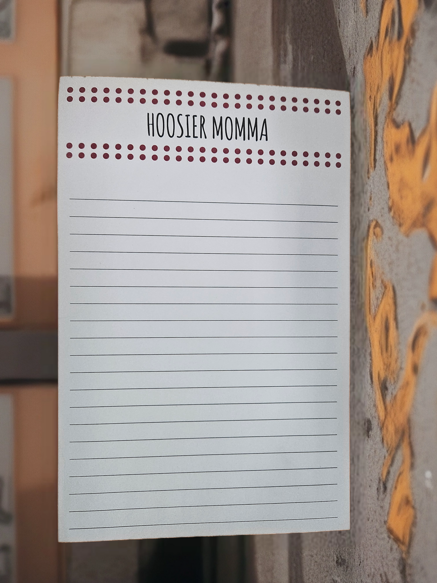 Note Pad - Hoosier Mama