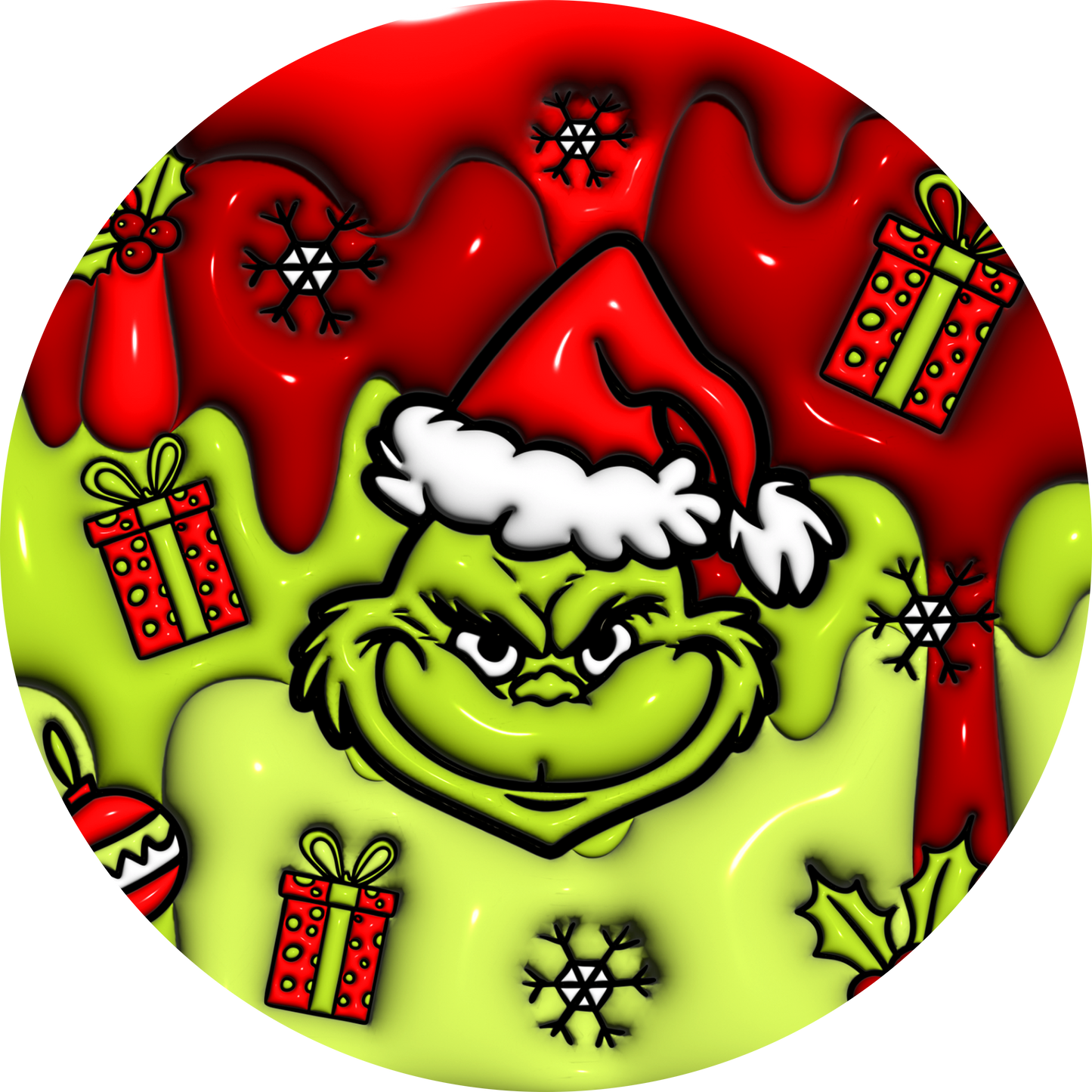 Grinch Ornament - Grinch Face