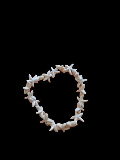 Stretch Bracelet WITH White Star fish