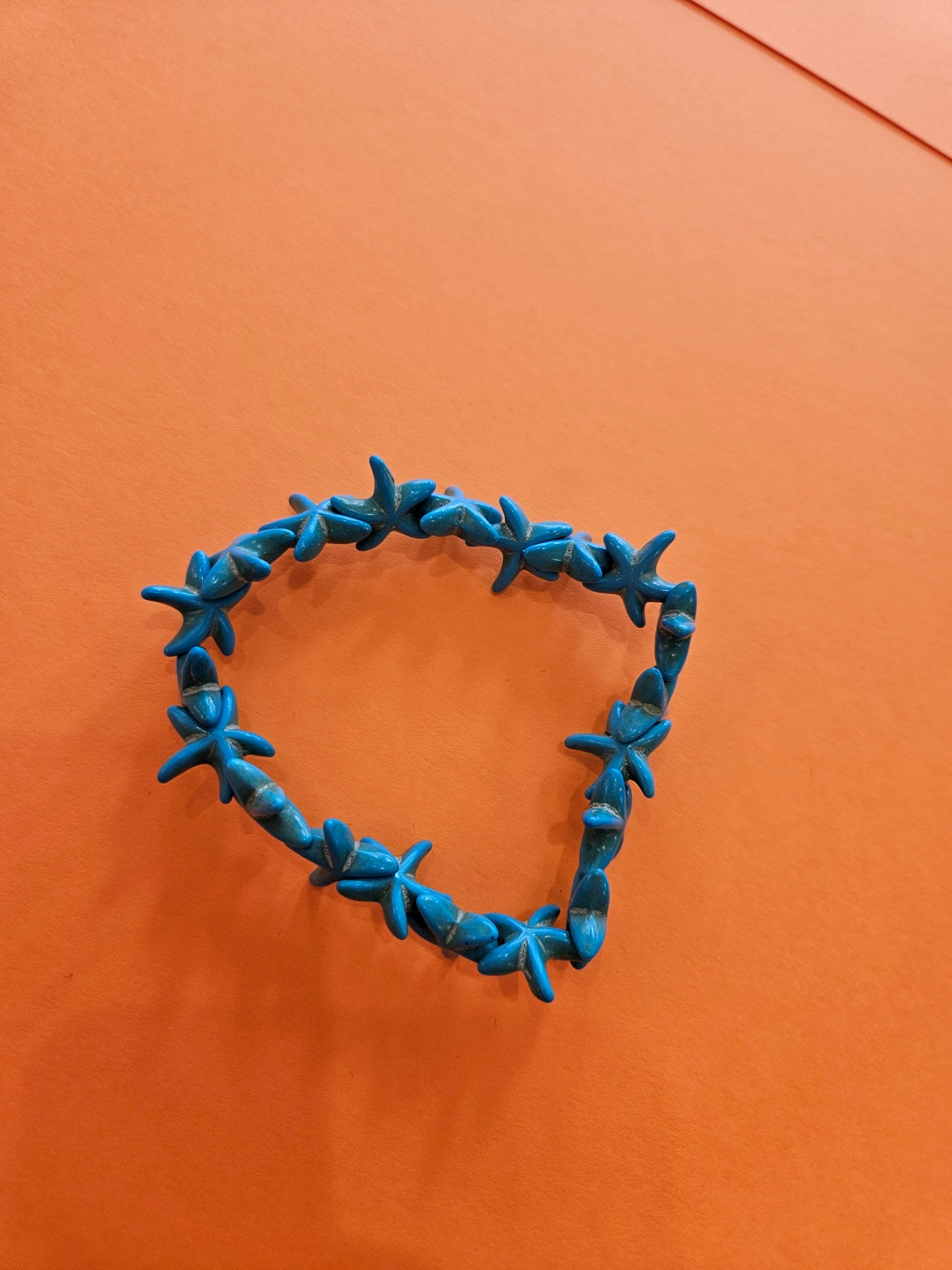 Stretch Bracelet WITH blue Star fish