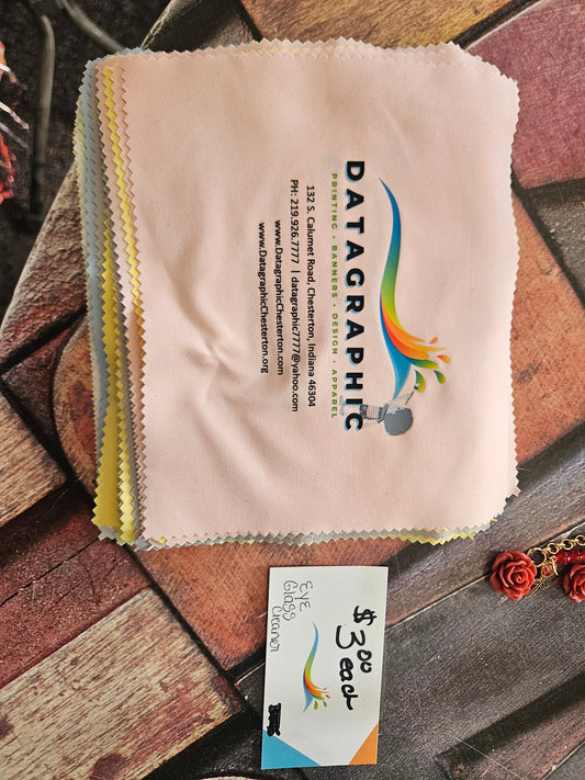 Custom Eye Glass Wipes