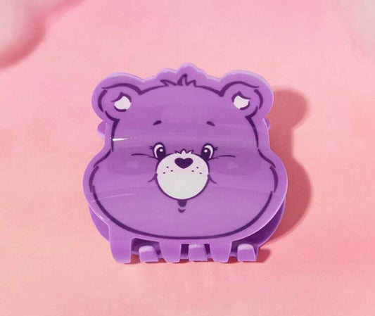 Purple Bear Hair Clip