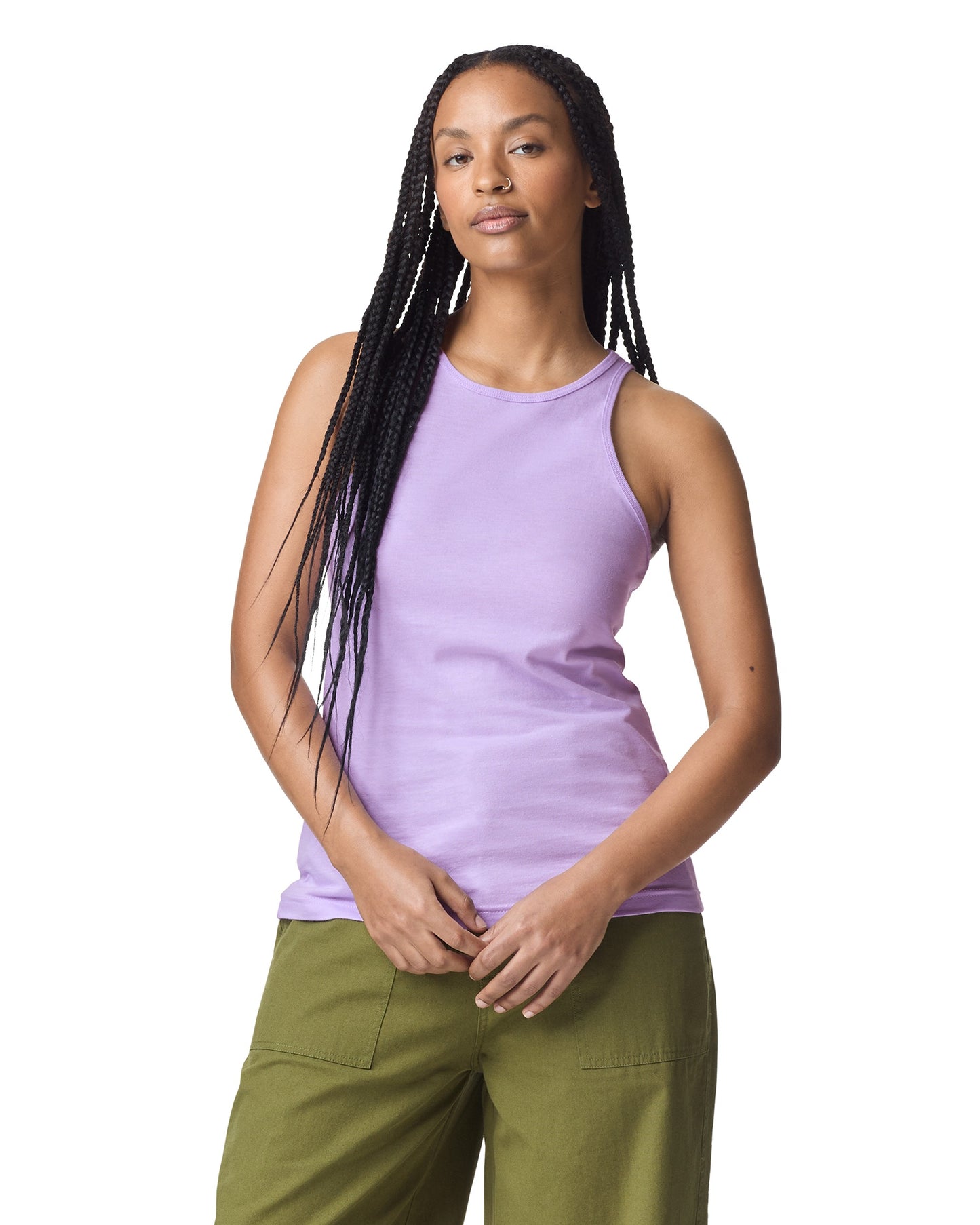 American Apparel® 101CVC CVC Women's Racerneck Tank AR101CVC