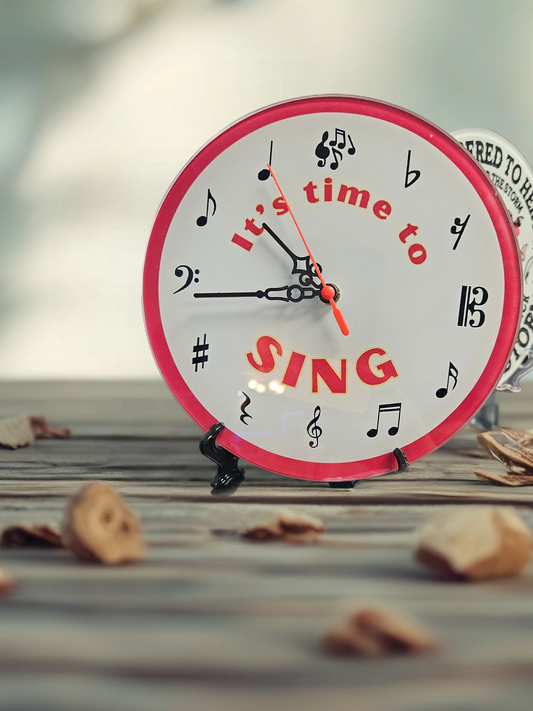 Glass Clock - Show Choir