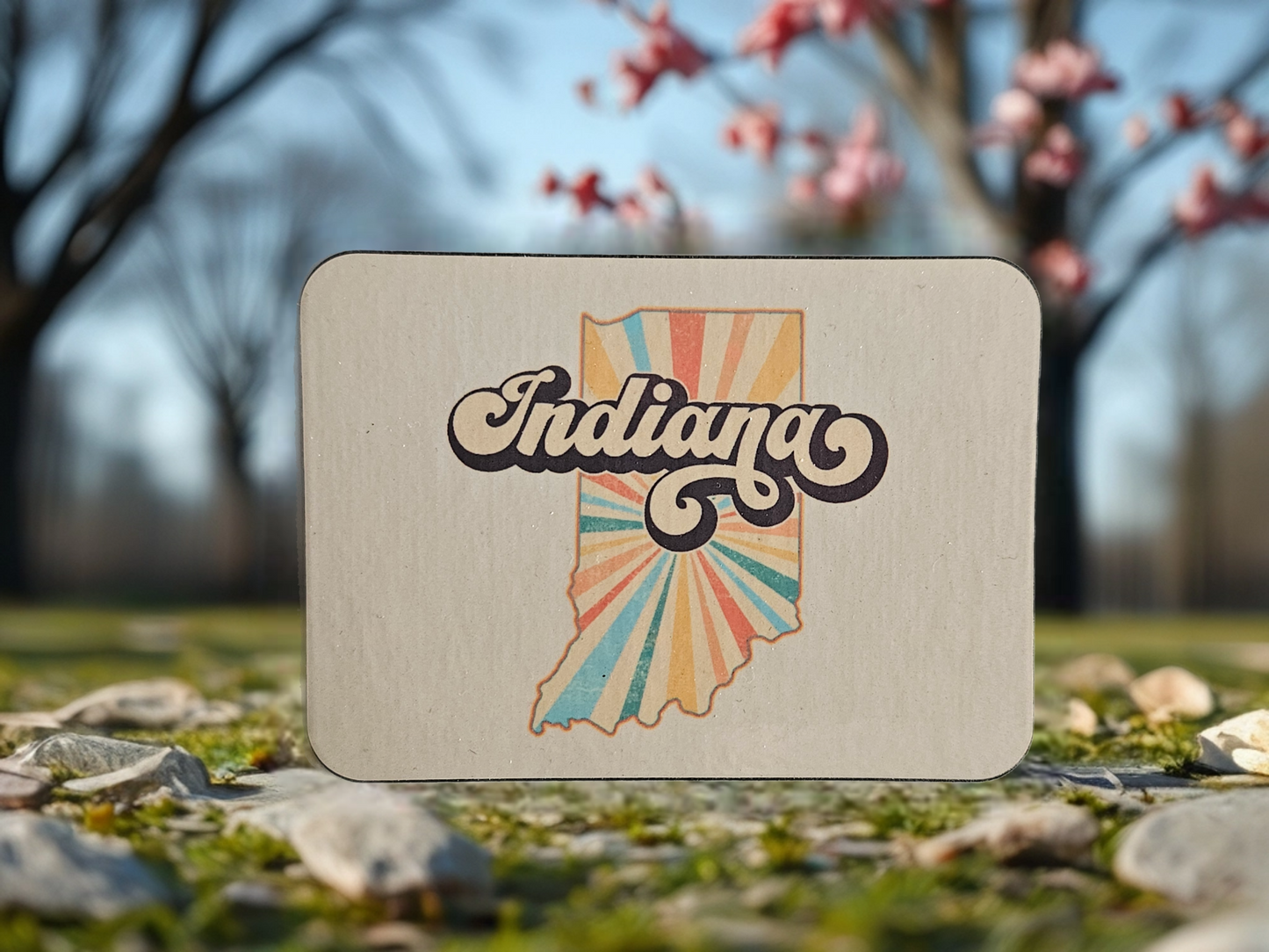 Retro Indiana Magnet