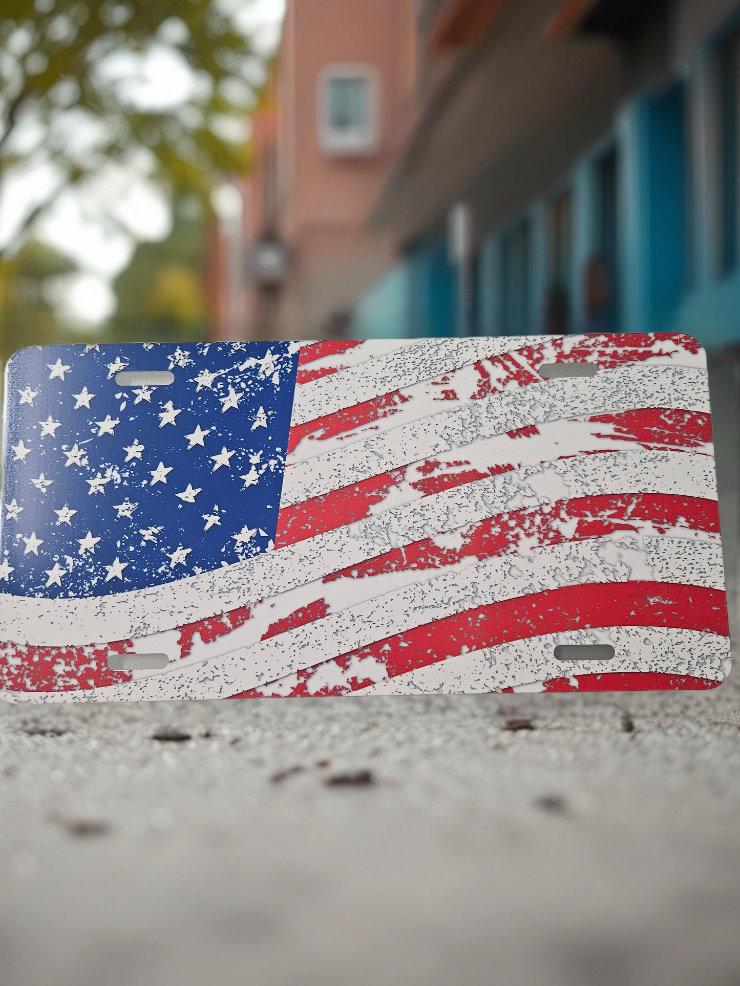 License Plate - American Flag