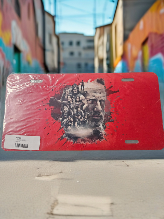License Plate - WD Red