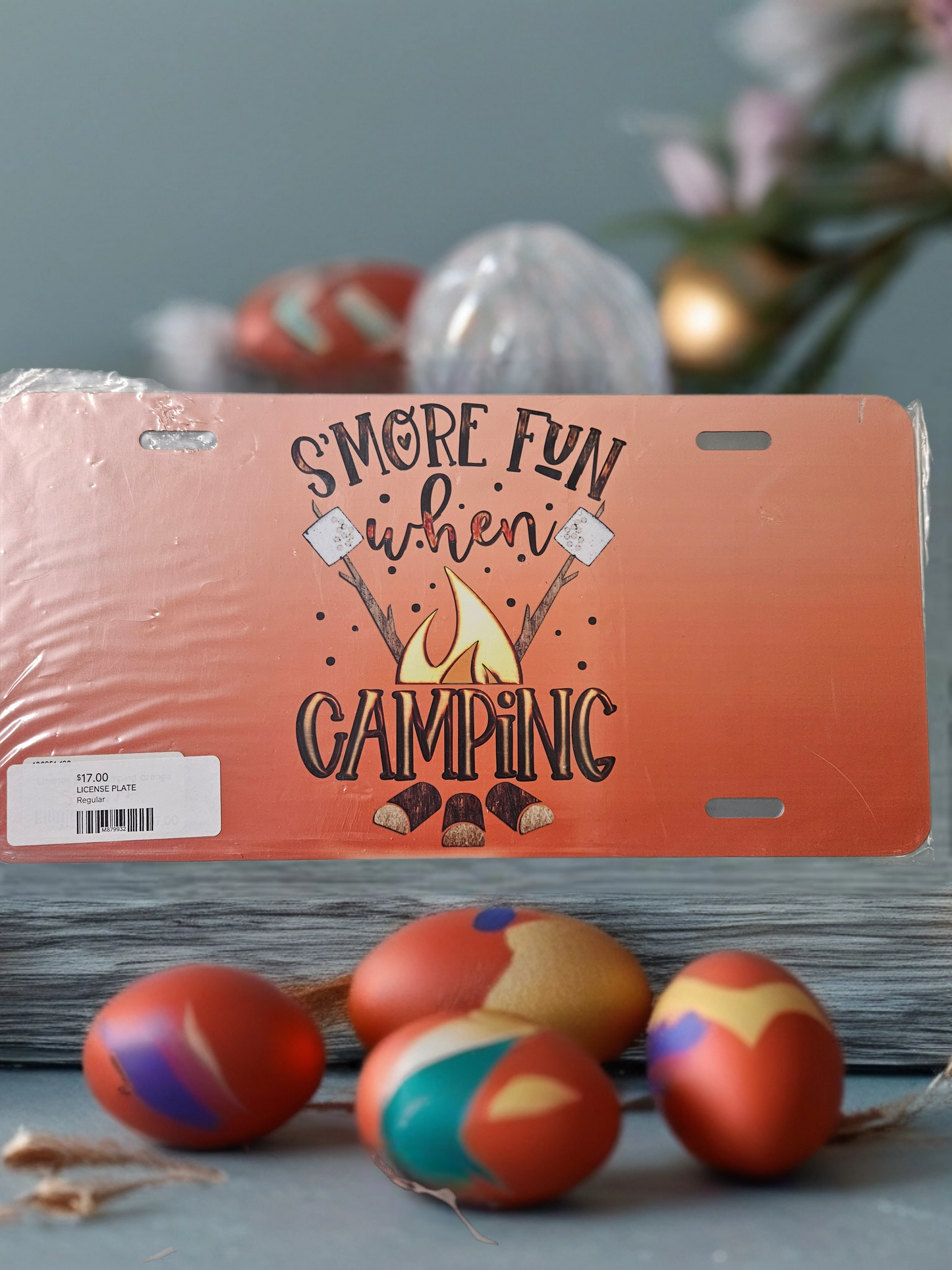 License Plate - "S'more Fun When Camping"