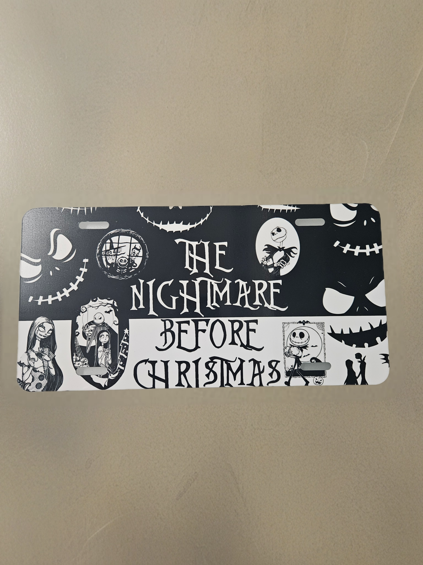 License Plate - Nightmare Before Christmas