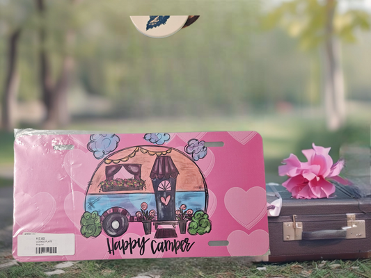 License Plate - Camping RV