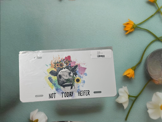 License Plate - COW