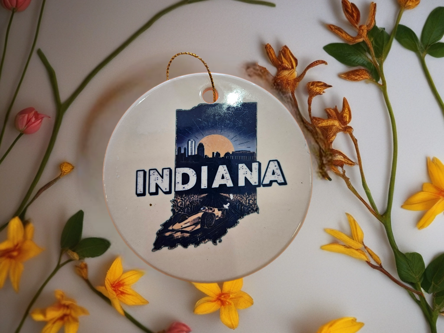 Indiana Ornament - Ceramic